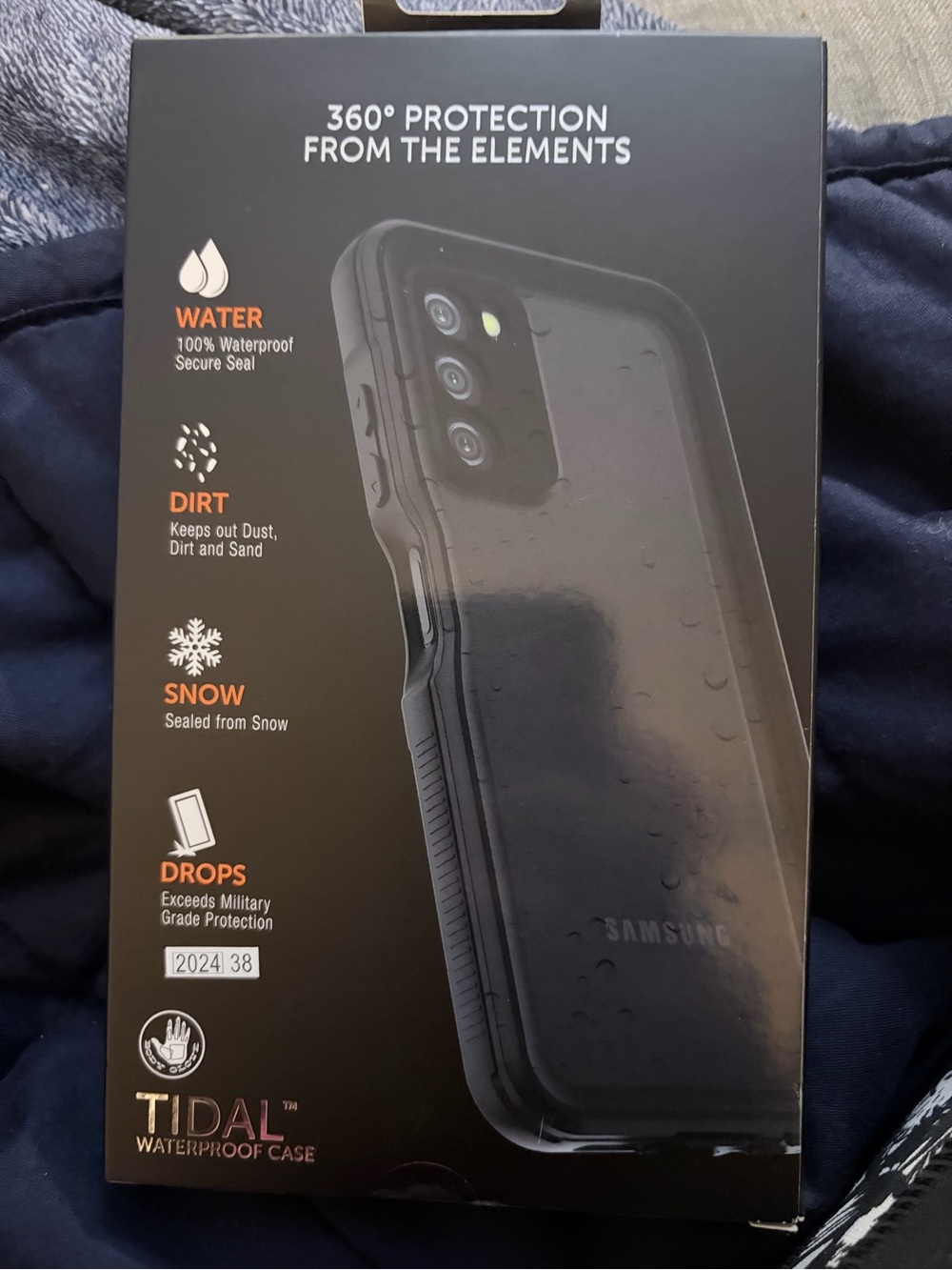 Body Glove Black Tidal Waterproof Phone Case for Samsung